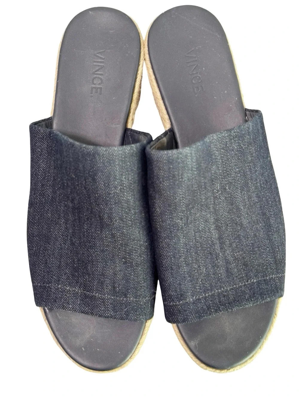 Vince Solana Denim Espadrille 8 1/2